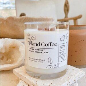 5️⃣⭐️RATED Island coffee' Scented Soy Candle